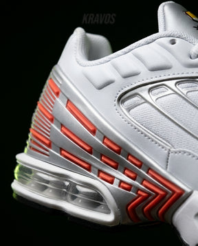 NK Mesh Layered Tiger-Stripe Runner White Silver Orange