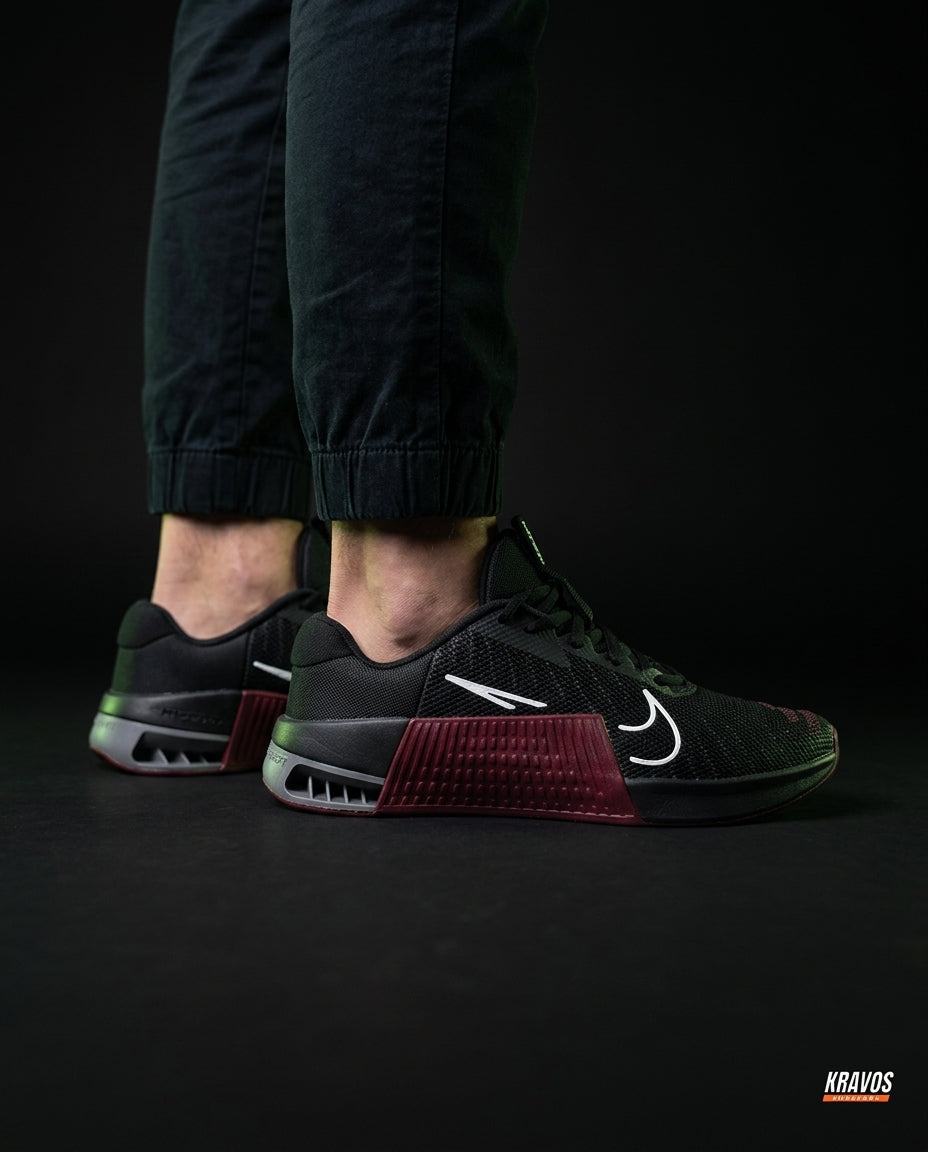 NK Mesh Layered Training Trainer Black Burgundy