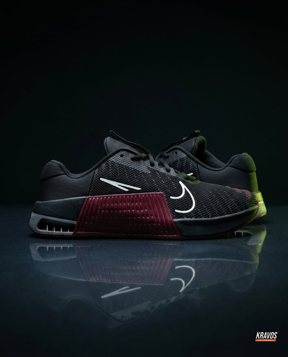 NK Mesh Layered Training Trainer Black Burgundy