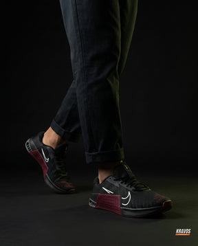 NK Mesh Layered Training Trainer Black Burgundy