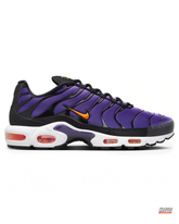 NK Mesh Layered Tuned Air Trainer Purple Black Orange #purpleblackorange