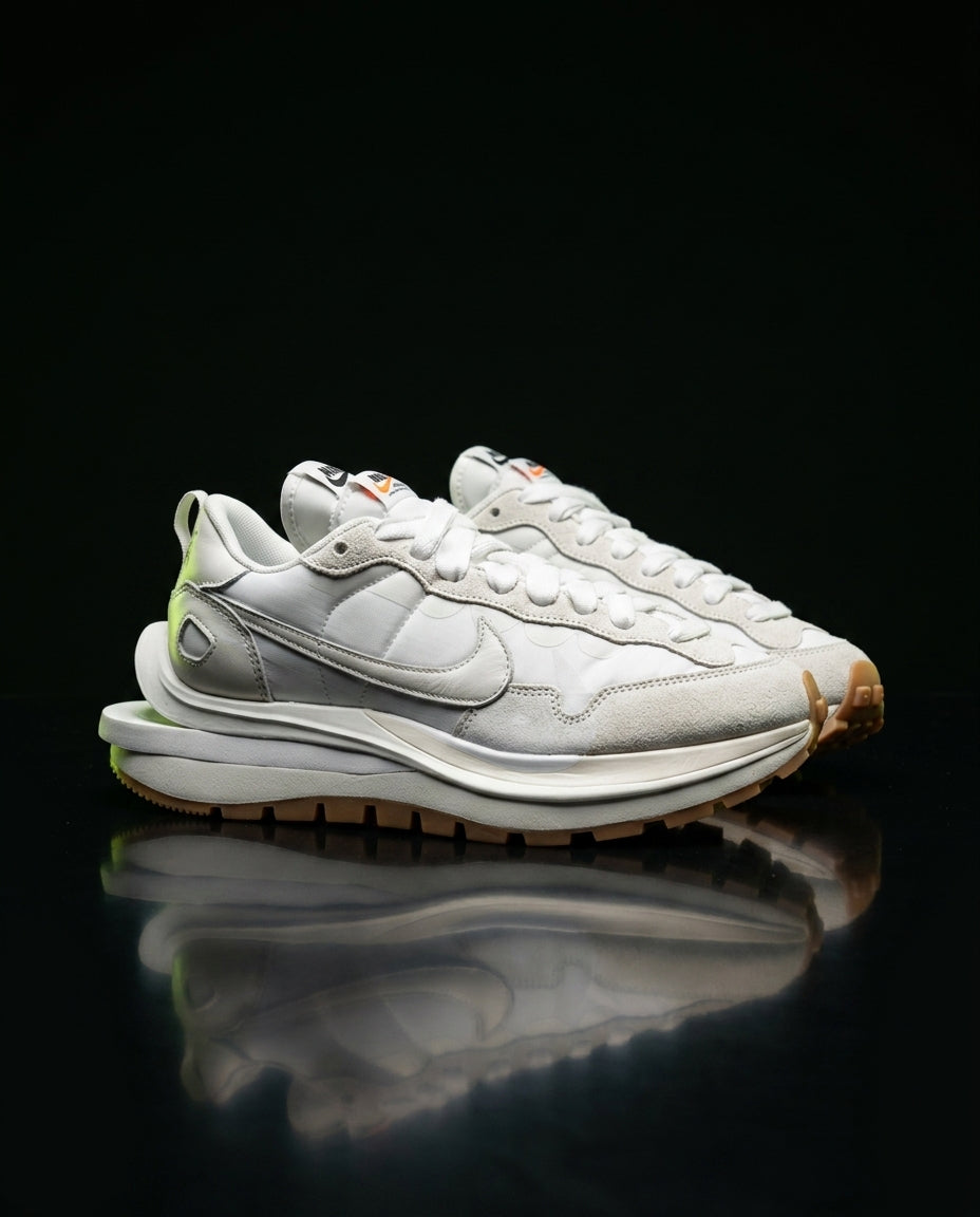 NK Mesh Layered Waffle-Sole Runner White Gum
