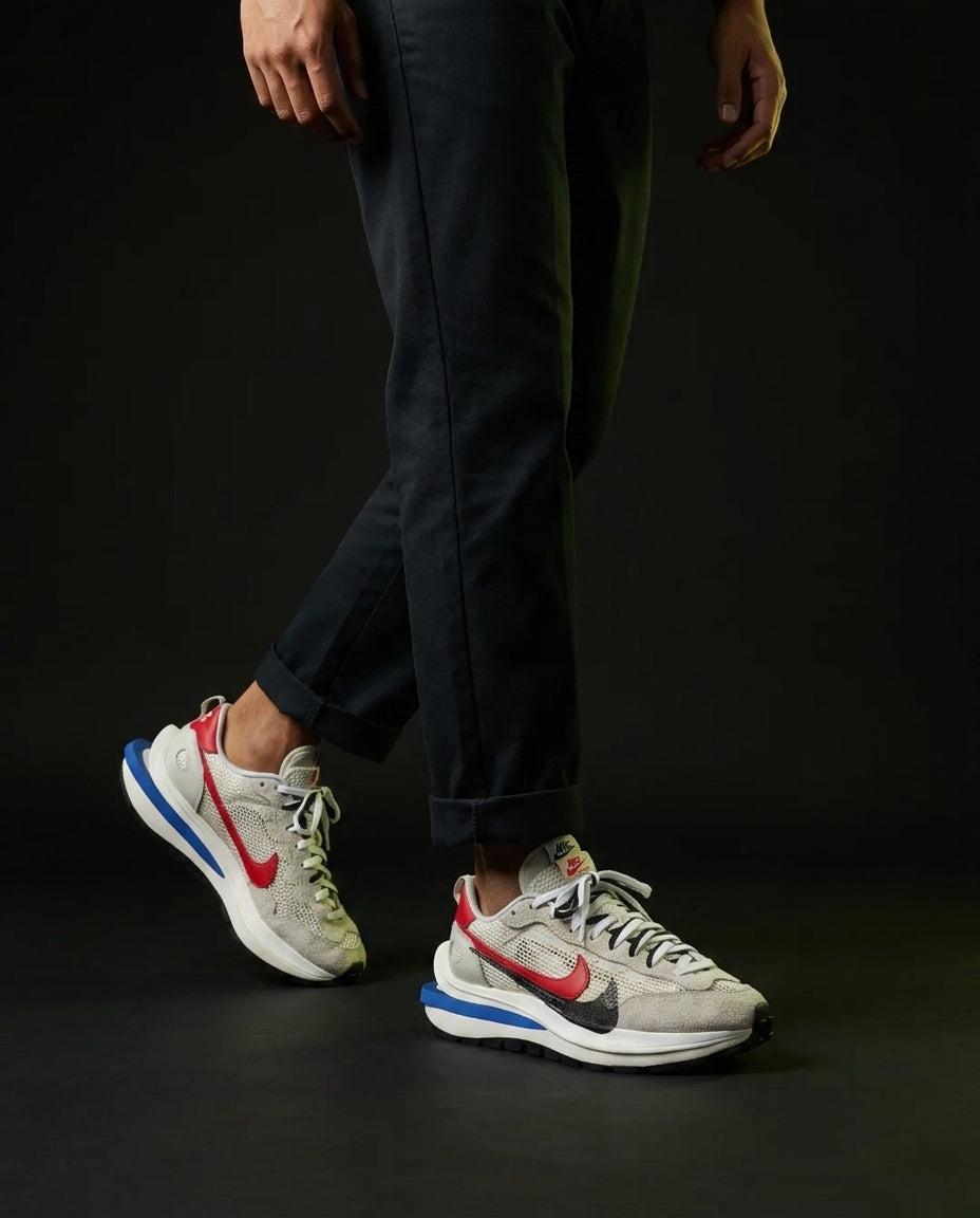 NK Mesh Layered Waffle-Sole Runner