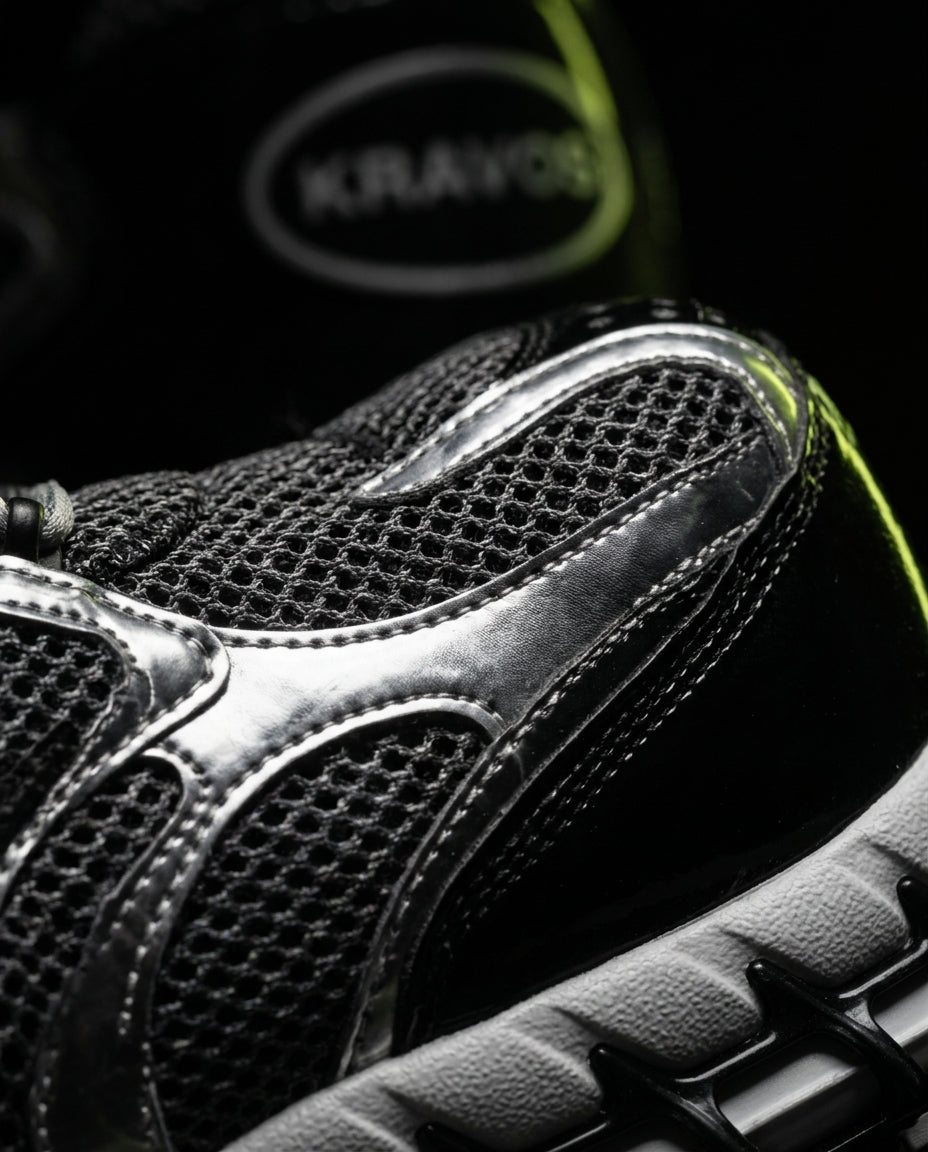 NK Mesh Metallic Caged Runner