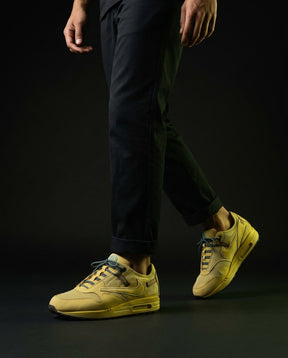 NK Mesh Mudguard Toe Trainer Yellow Grey