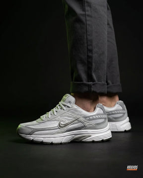 NK Mesh Panelled Retro Runner Grey White