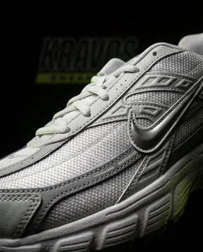 NK Mesh Panelled Retro Runner Grey White
