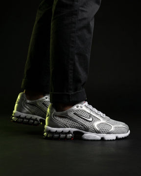 NK Mesh Perforated Trail Runner Silver Grey White