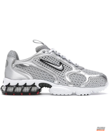 NK Mesh Perforated Trail Runner Silver Grey White #silvergreywhite