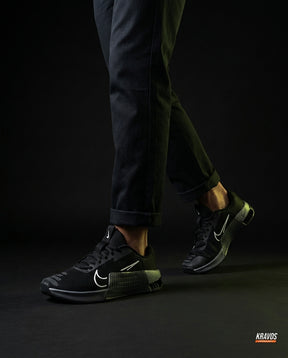 NK Mesh Ribbed Training Trainer Black Grey