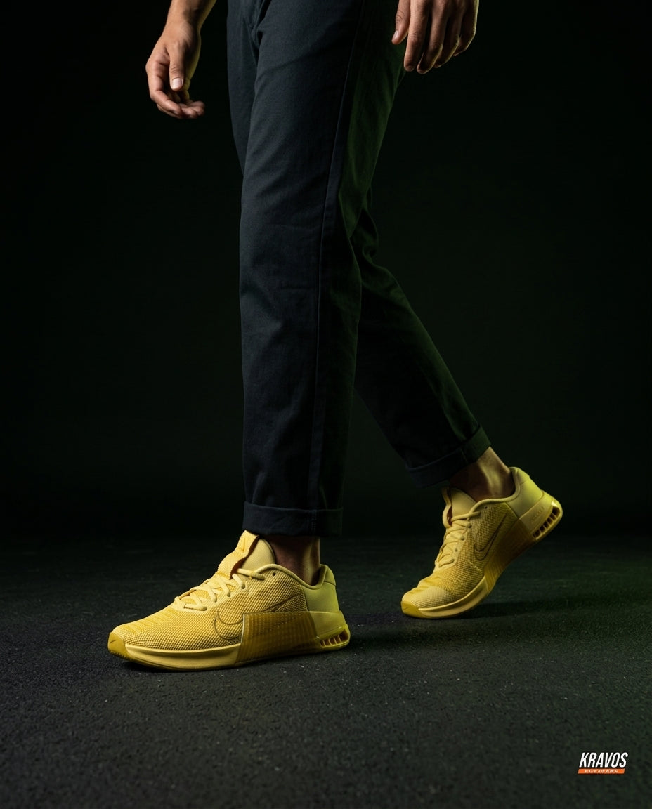 NK Mesh Ribbed Training Trainer Yellow Gold