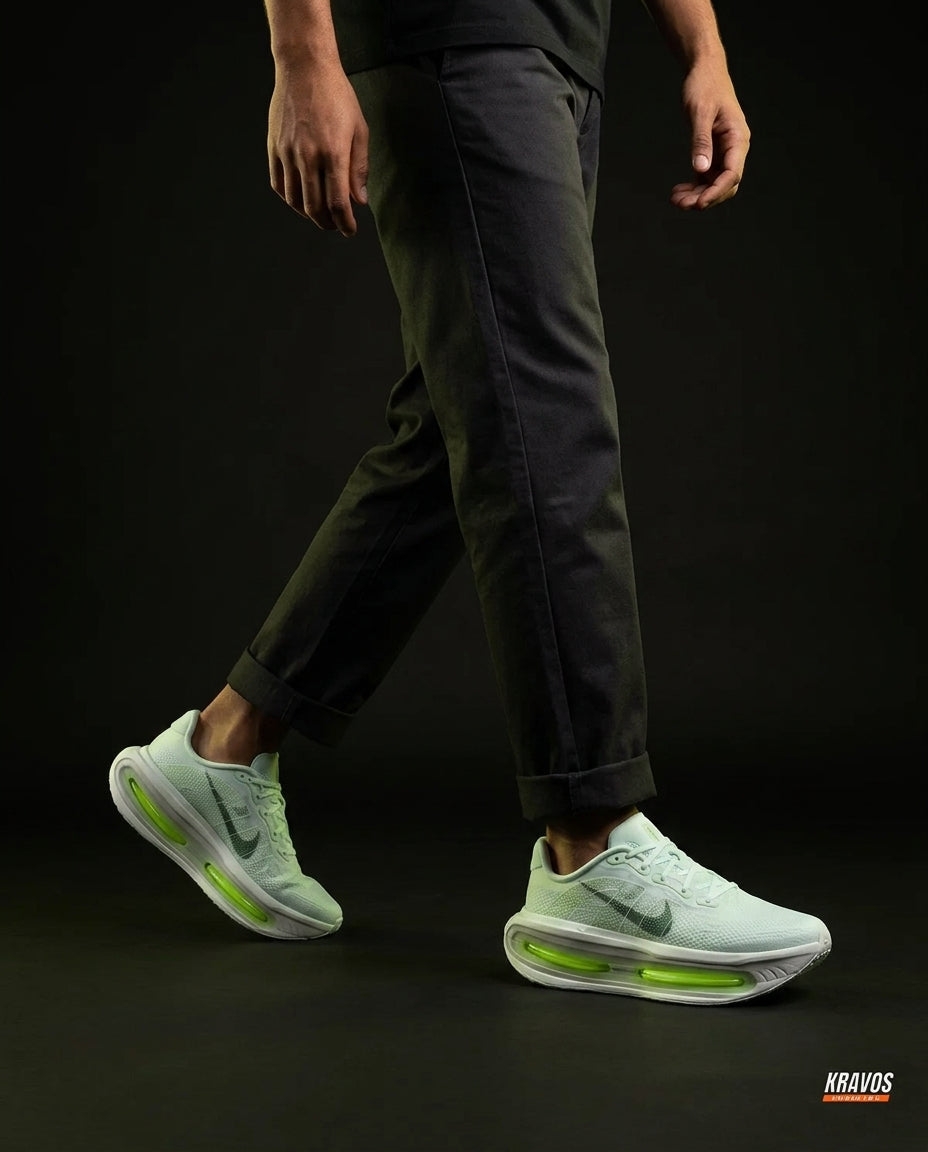 NK Mesh Visible-Airbag Running Trainer Mint Volt