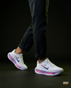NK Mesh Visible-Airbag Running Trainer White Blue Pink