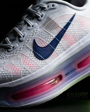 NK Mesh Visible-Airbag Running Trainer White Blue Pink