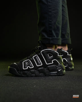 NK Nubuck Chunky Layered Basketball Trainer Triple Black