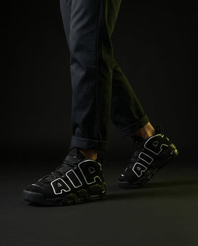 NK Nubuck Chunky Layered Basketball Trainer Triple Black