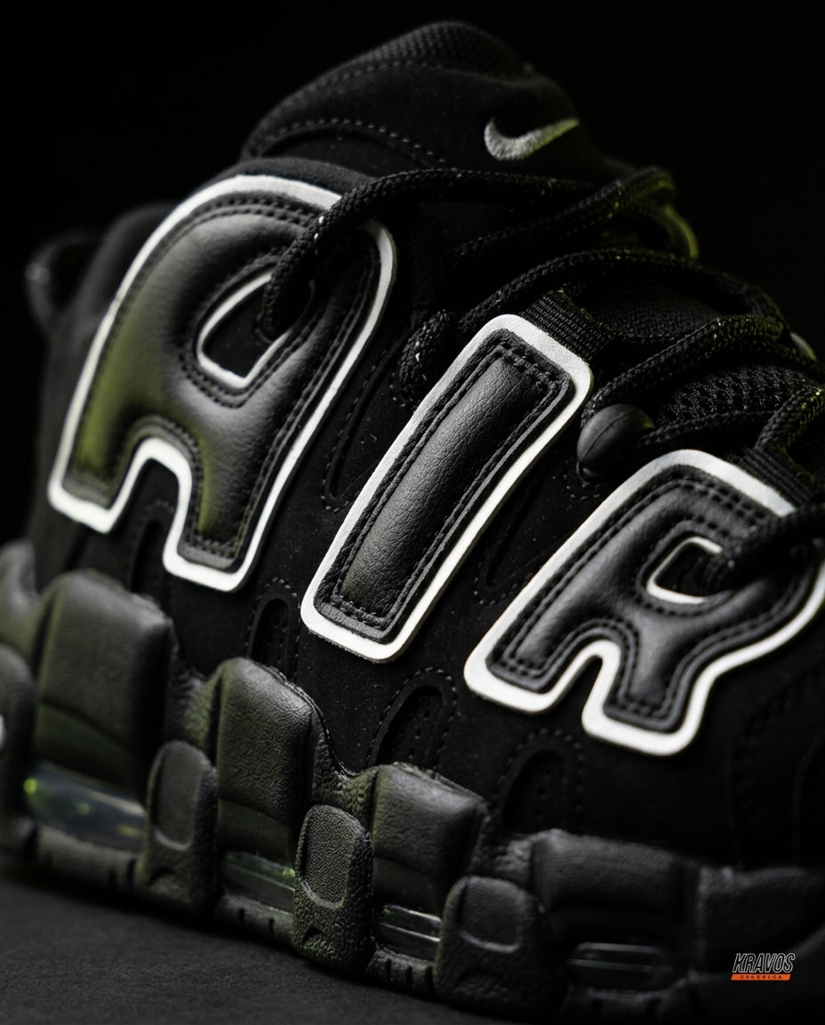 NK Nubuck Chunky Layered Basketball Trainer Triple Black