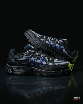 NK P-6000 Mesh Layered Runner Black Navy Blue