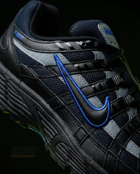 NK P-6000 Mesh Layered Runner Black Navy Blue