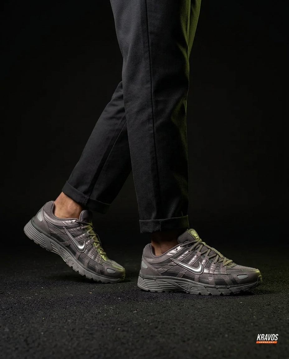 NK P-6000 Mesh Layered Runner Grey Silver