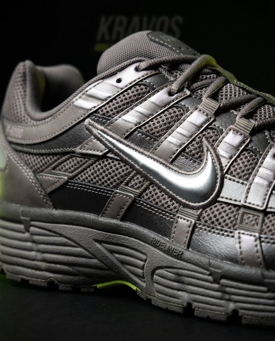NK P-6000 Mesh Layered Runner Grey Silver