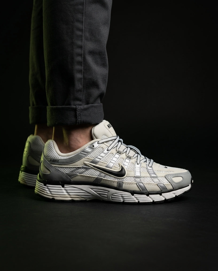 NK P-6000 Mesh Layered Runner Grey Silver Black