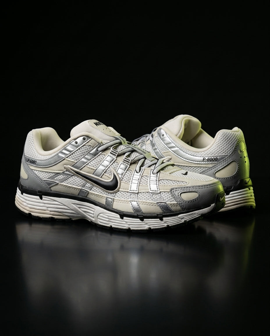 NK P-6000 Mesh Layered Runner Grey Silver Black
