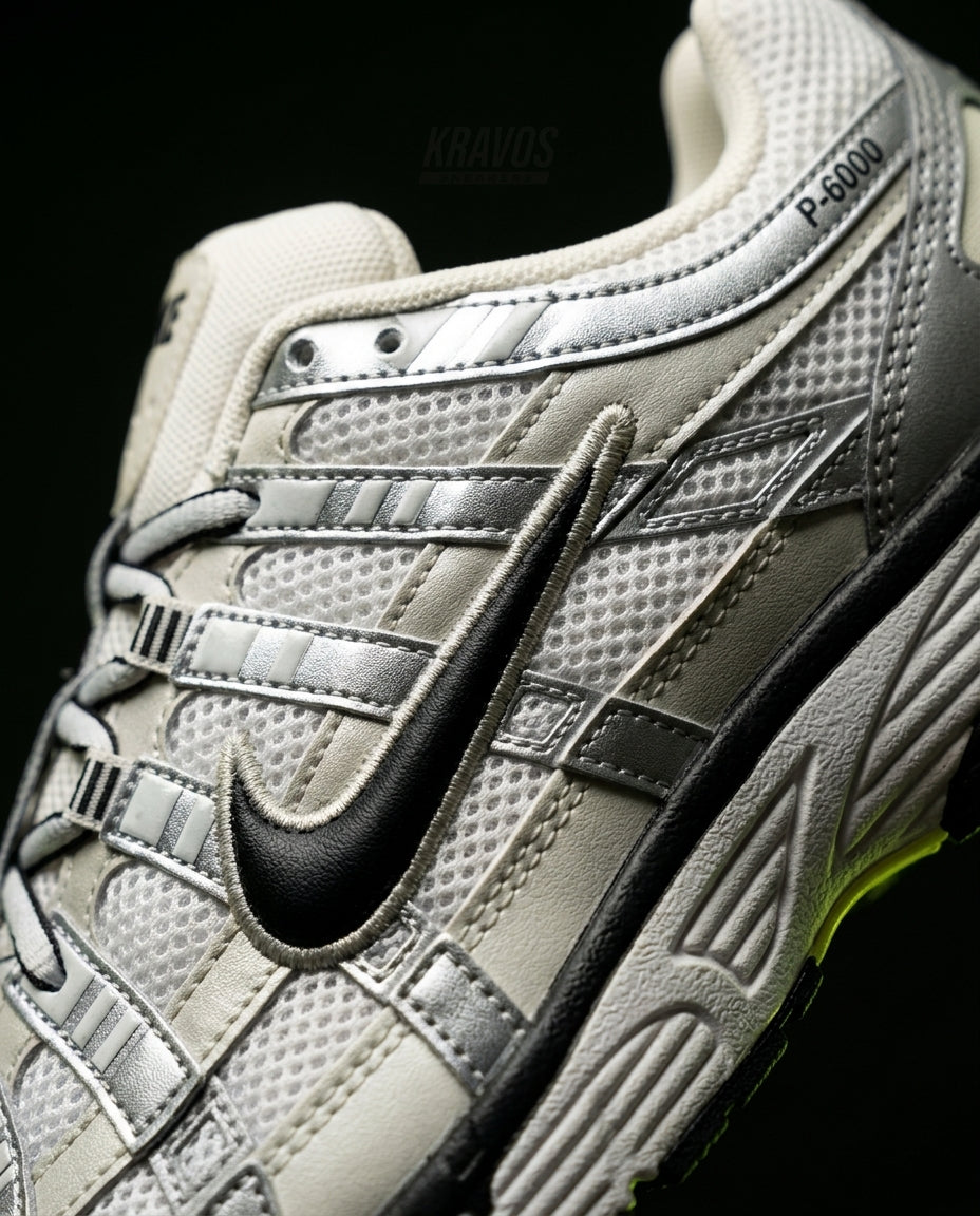 NK P-6000 Mesh Layered Runner Grey Silver Black