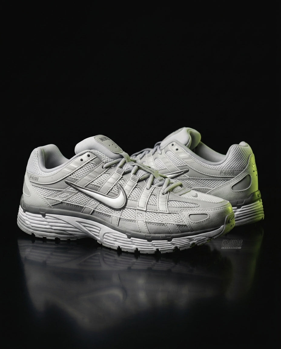 NK P-6000 Mesh Layered Runner Grey White