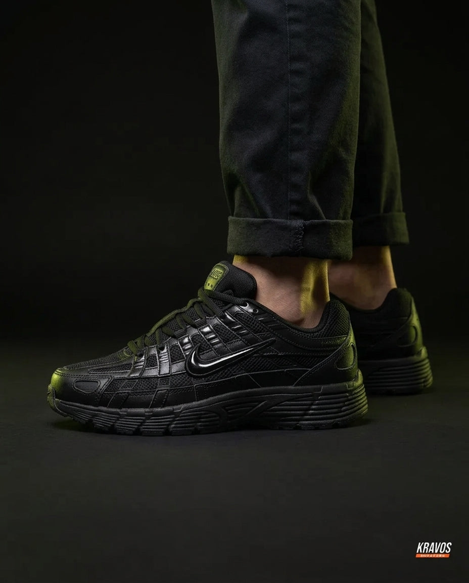 NK P-6000 Mesh Layered Runner Triple Black