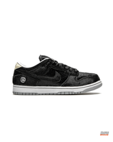 NK Pony-Hair Textured Skate Trainer Black White #blackwhite