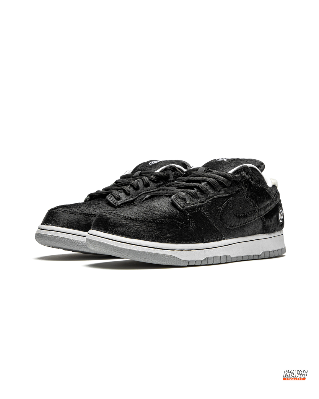 NK Pony-Hair Textured Skate Trainer