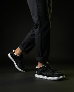 NK Pony-Hair Textured Skate Trainer