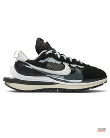 NK Preloved Mesh Layered Waffle-Sole Runner Black White #blackwhite