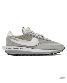 NK Preloved Mixed Layered Waffle-Sole Runner Grey White #greywhite