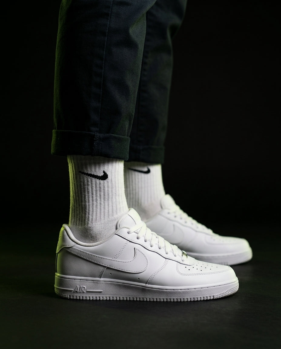 NK Ribbed Cotton Ankle Socks