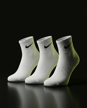 NK Ribbed Cotton Ankle Socks
