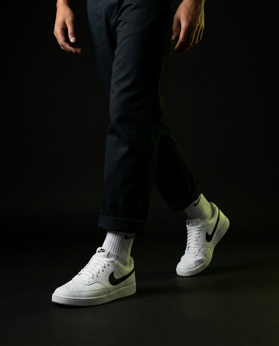 NK Ribbed Cotton Ankle Socks