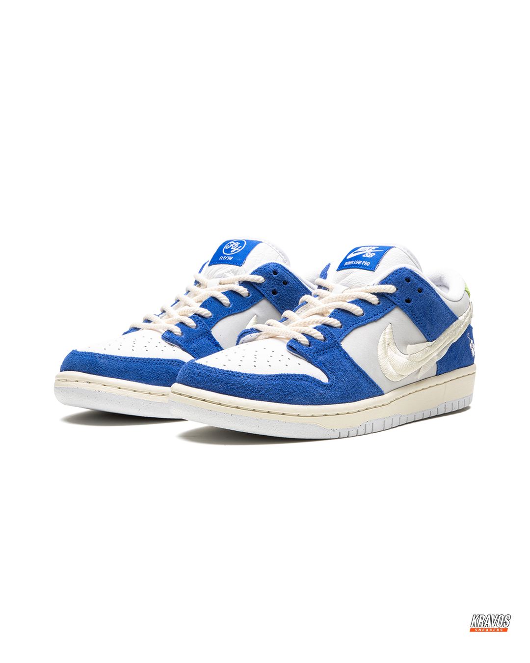 NK Suede Curved-Swoosh Skate Trainer