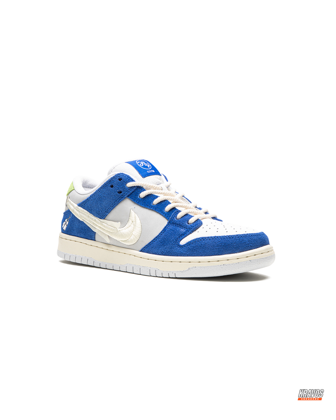 NK Suede Curved-Swoosh Skate Trainer