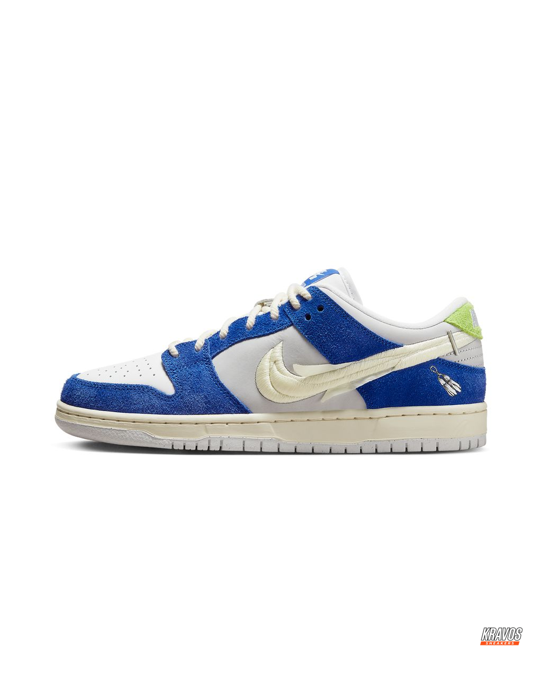 NK Suede Curved-Swoosh Skate Trainer