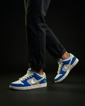 NK Suede Curved-Swoosh Skate Trainer