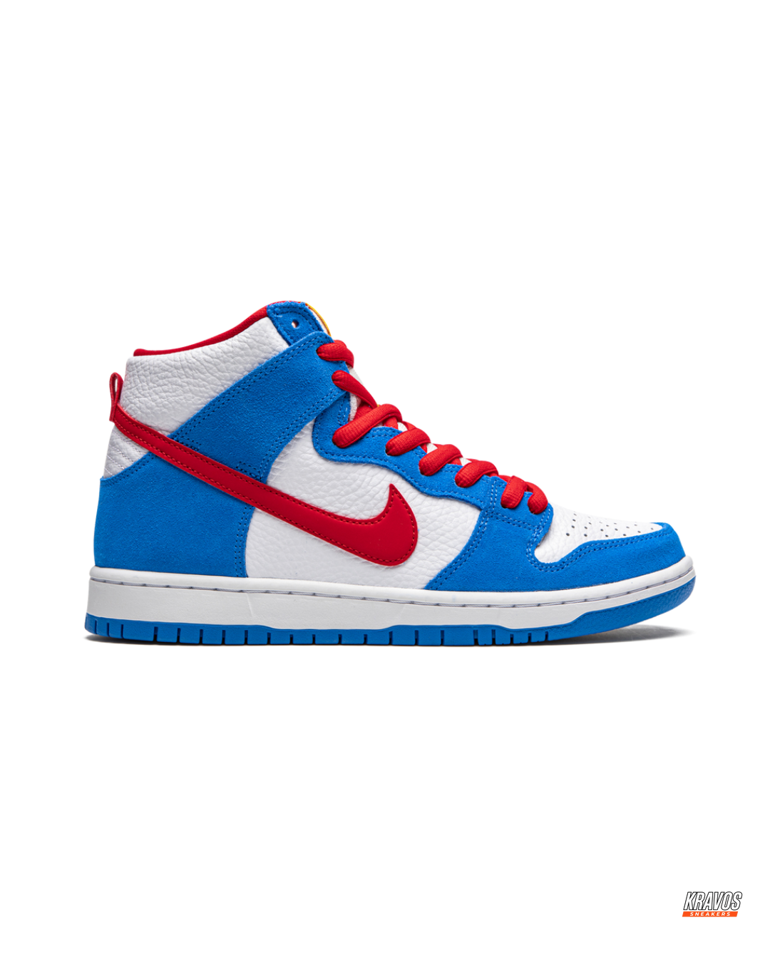 NK Suede Diagonal-Strap High Trainer