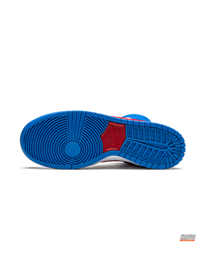 NK Suede Diagonal-Strap High Trainer