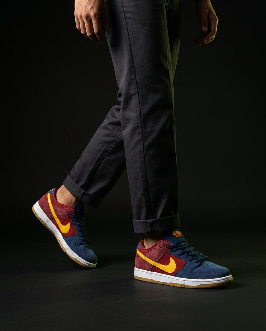 NK Suede Gum-Sole Skate Trainer