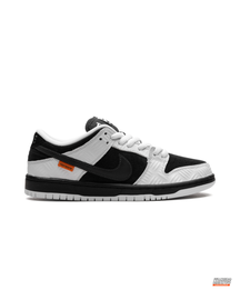 NK Suede Herringbone Textured Skate Trainer White Black #whiteblack