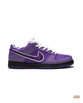 NK Suede Iridescent-Swoosh Skate Trainer Purple Black #purpleblack