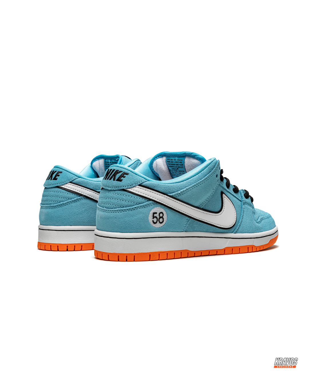 NK Suede Orange-Sole Skate Low