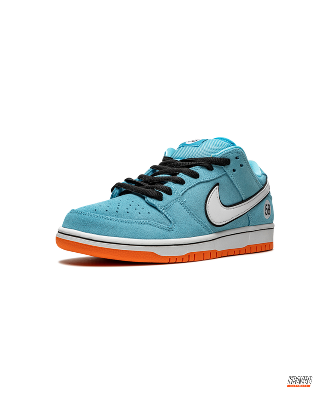 NK Suede Orange-Sole Skate Low
