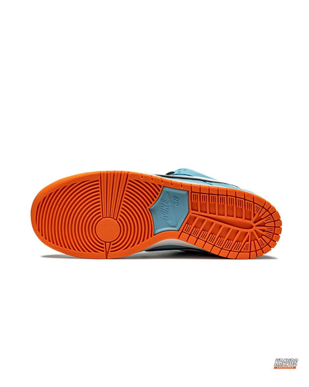 NK Suede Orange-Sole Skate Low